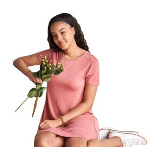 American Tall Coral Swing Dress Size L Tall